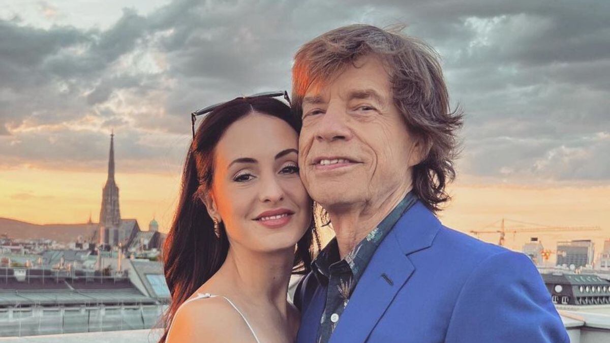 Melanie Hamrick y Mick Jagger