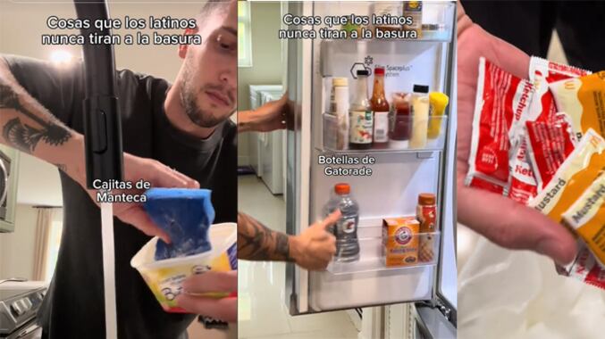 Muchos latinos admitieron que no echan al basurero los objetos mencionados por Hernán