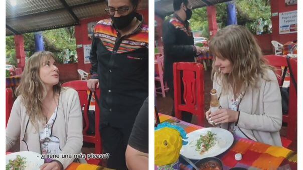 A Rina Stadnyk no le pareció picante la comida mexicana.