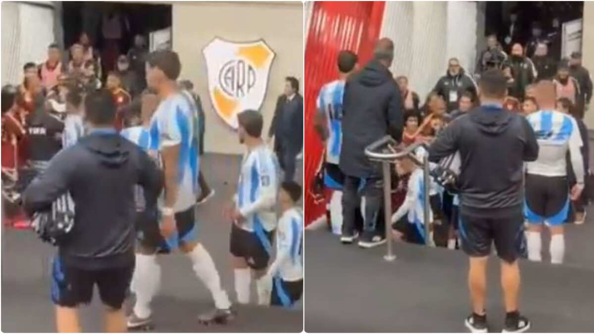 Messi fue a buscar pelea a jugador de Venezuela en el túnel: inédito momento en la eliminatoria