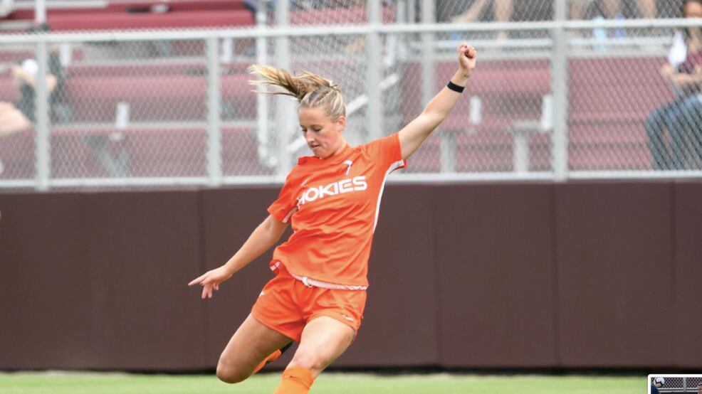 La ex jugadora de fútbol de Virginia Tech, Kiersten Hening | Foto: Atletismo tecnológico de Virginia