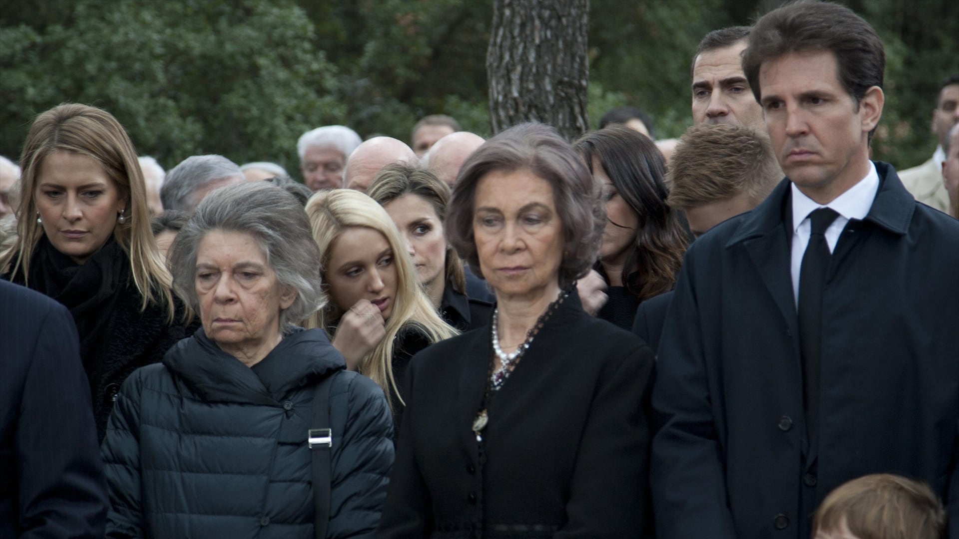 Irene de Grecia junto a la reina Sofía de España