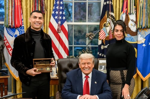 Cristiano Ronaldo cumplió su sueño de reunirse con Donald Trump en la Casa Blanca