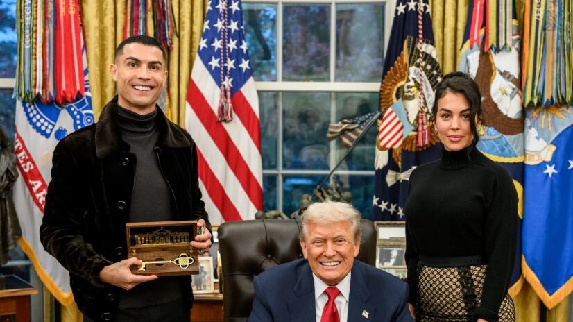 Cristiano Ronaldo en la Casa Blanca