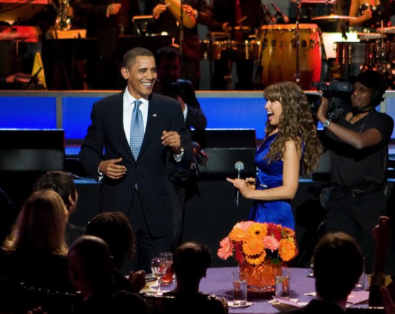 Thalía y Obama
