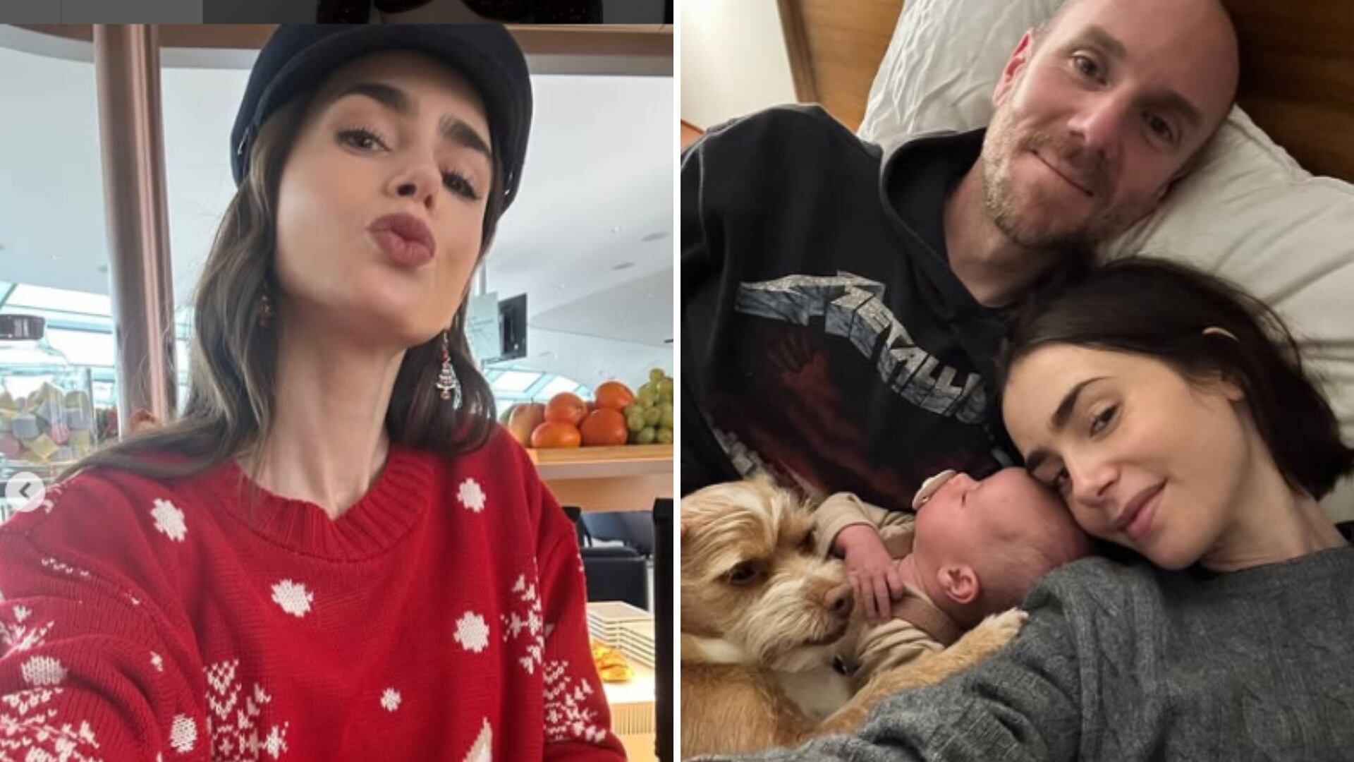 Lily Collins está disfrutando de su maternidad y no duda en inculcarle buena música a su nena. Qué mejor forma de hacerlo que con las canciones de su padre, Phil Collins.