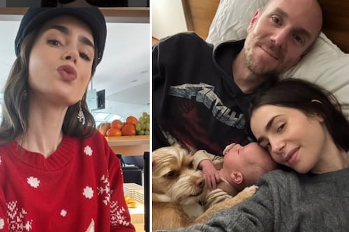 Lily Collins en modo mamá y las redes enloquecen con su lado de madre