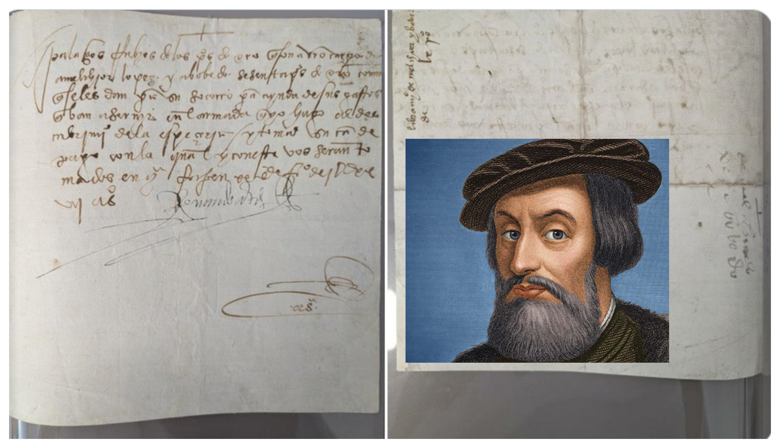 México recupera documento histórico del siglo XVI con firma de Hernán Cortés