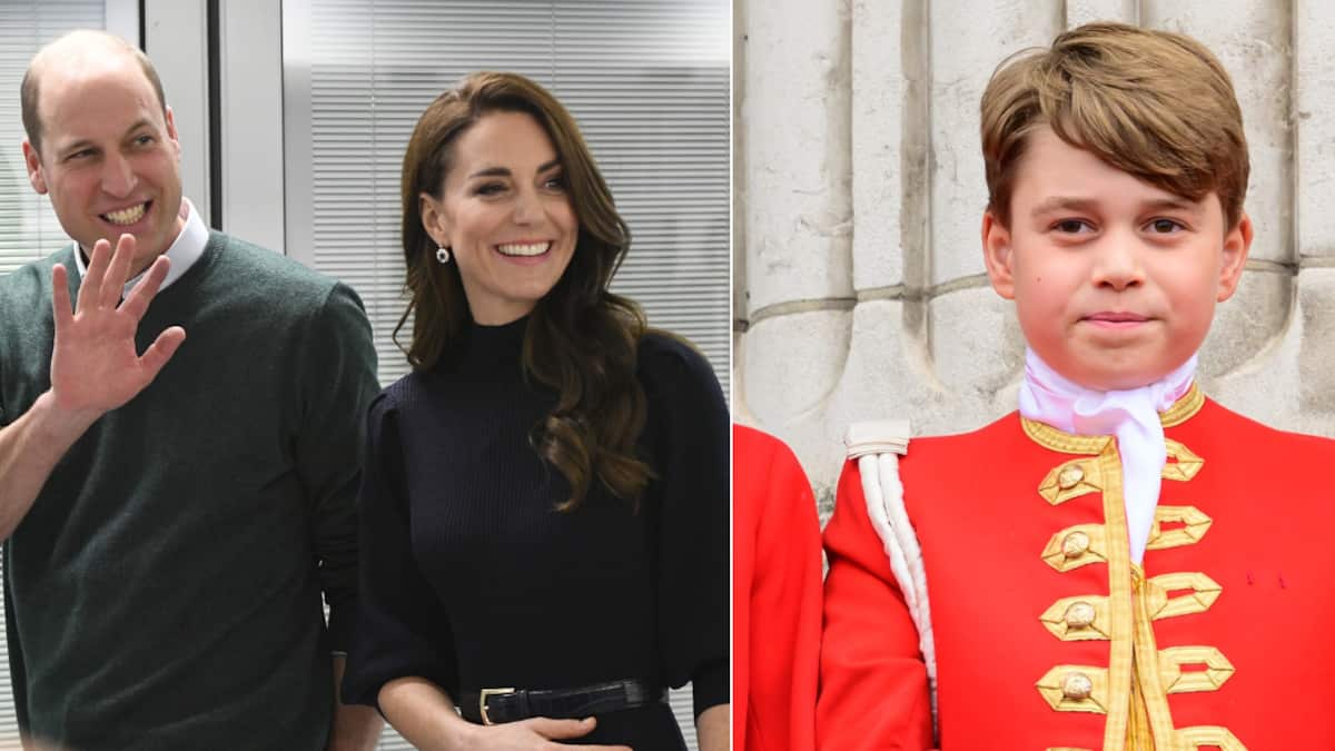 Kate Middleton, príncipe William y George de Gales