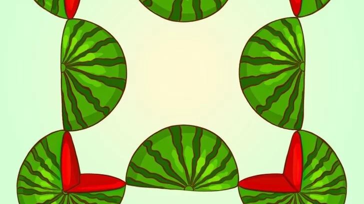 ¿Cuántas sandías ve en la imagen?