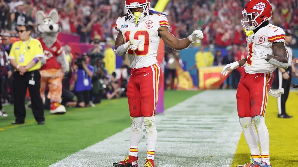 Hispano Isiah Pacheco se lució en el Super Bowl con su baile.