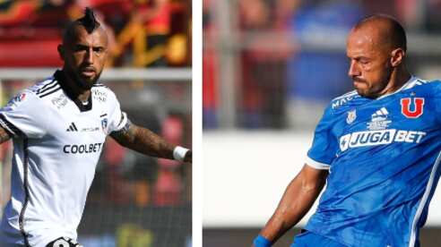 Arturo Vidal y Marcelo Díaz / AgenciaUno y @udechile
