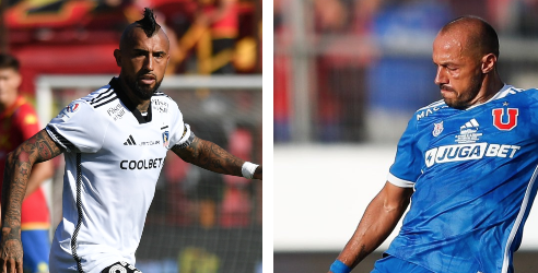 Arturo Vidal y Marcelo Díaz / AgenciaUno y @udechile