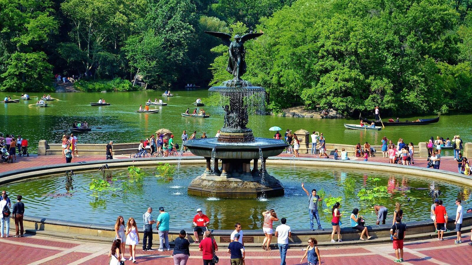 En el Central Park de Nueva York trabaja los fines de semana el emprendedor.