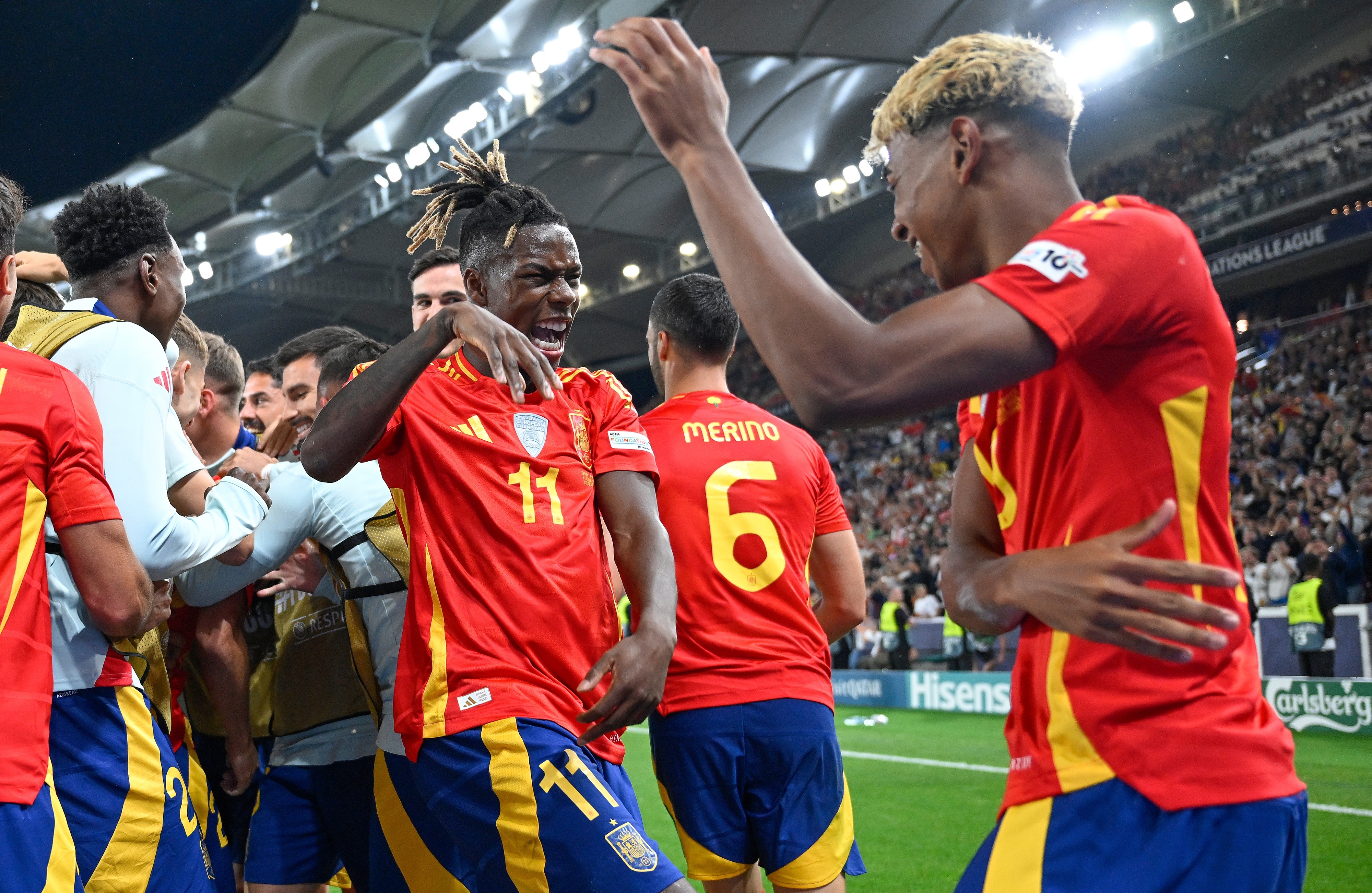 Nico Williams y Lamine Yamal, líderes de la Furia Roja