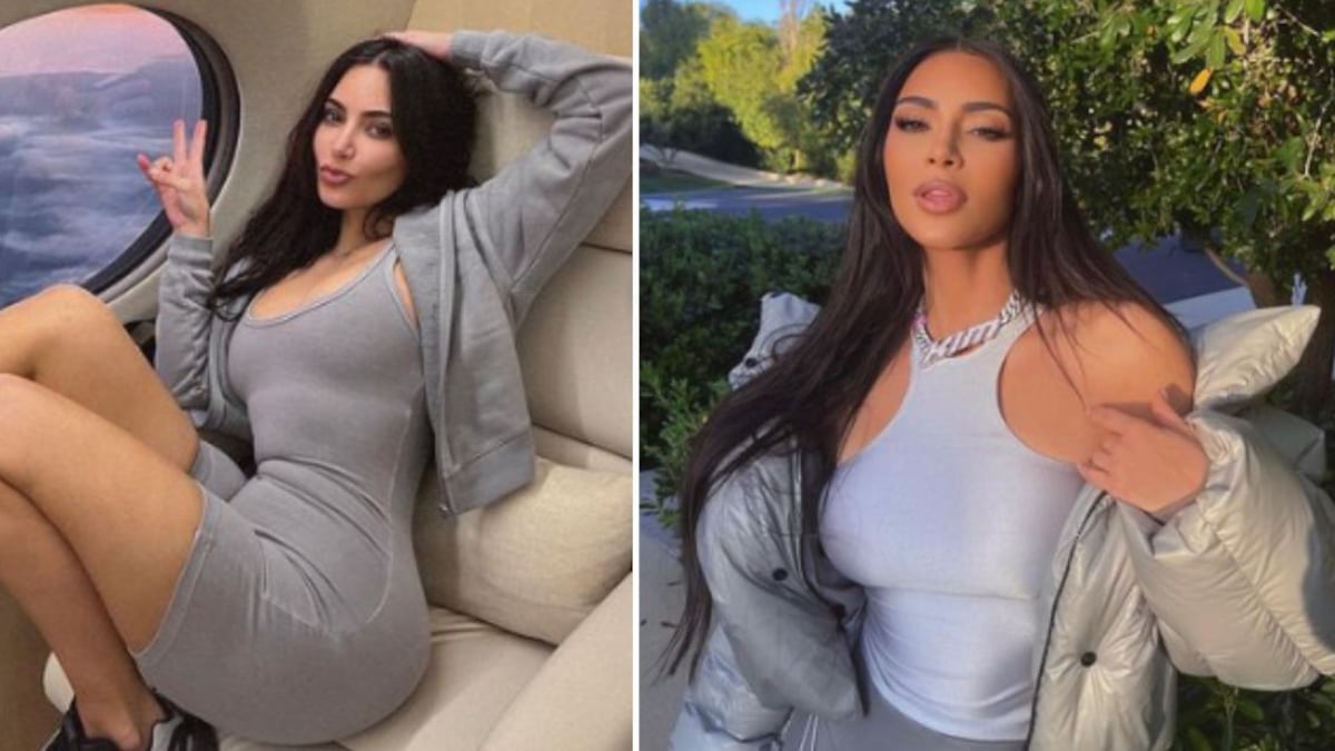 Kim Kardashian deja ver su psoriasis en las piernas