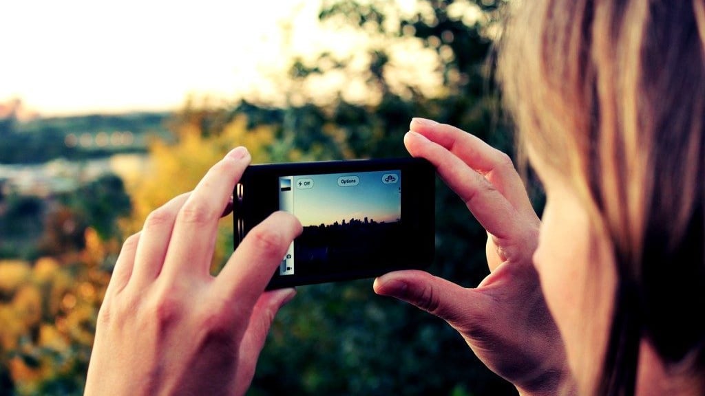 Tomar fotos es otro de los pasatiempos para disminuir el estrés.