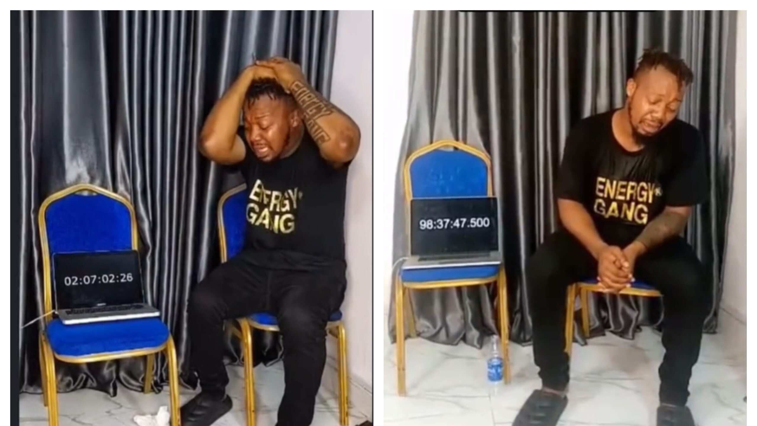 Tembu Embere documentó en TikTok que quería llorar por una semana seguida, pero todo se salió de control.