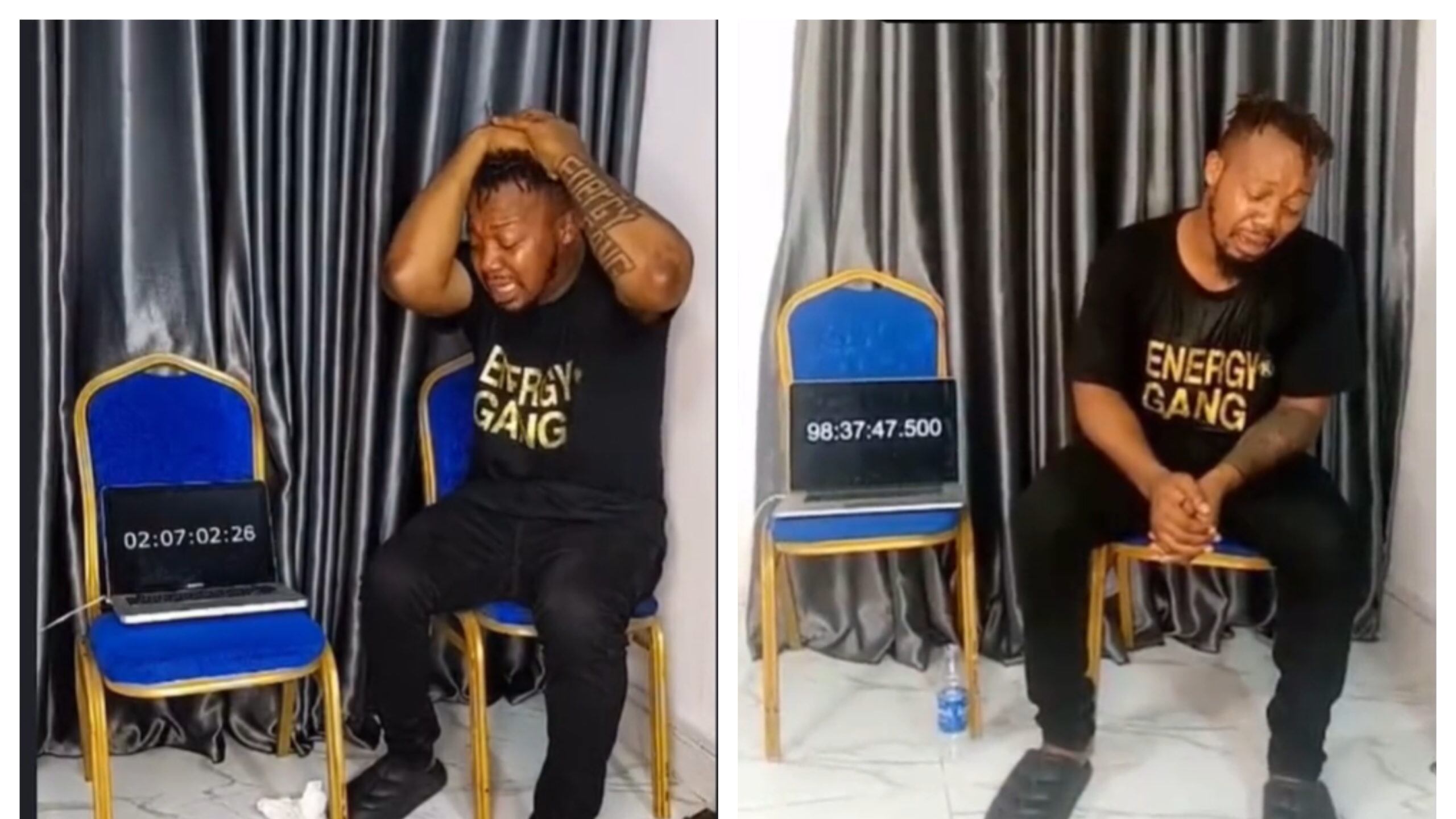 Tembu Embere documentó en TikTok que quería llorar por una semana seguida, pero todo se salió de control.