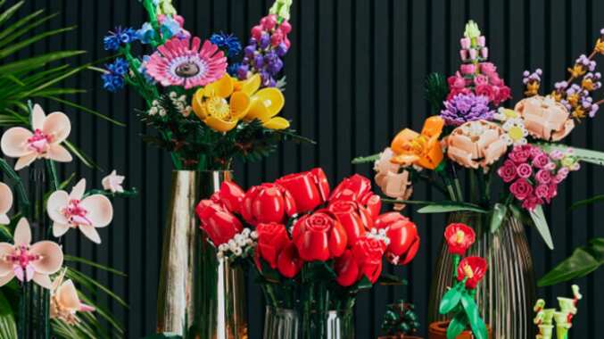 Las flores de Lego se hicieron tendencia este 14 de febrero