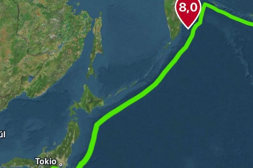 Japan reports strong earthquake near the Russian peninsula of Kamchatka