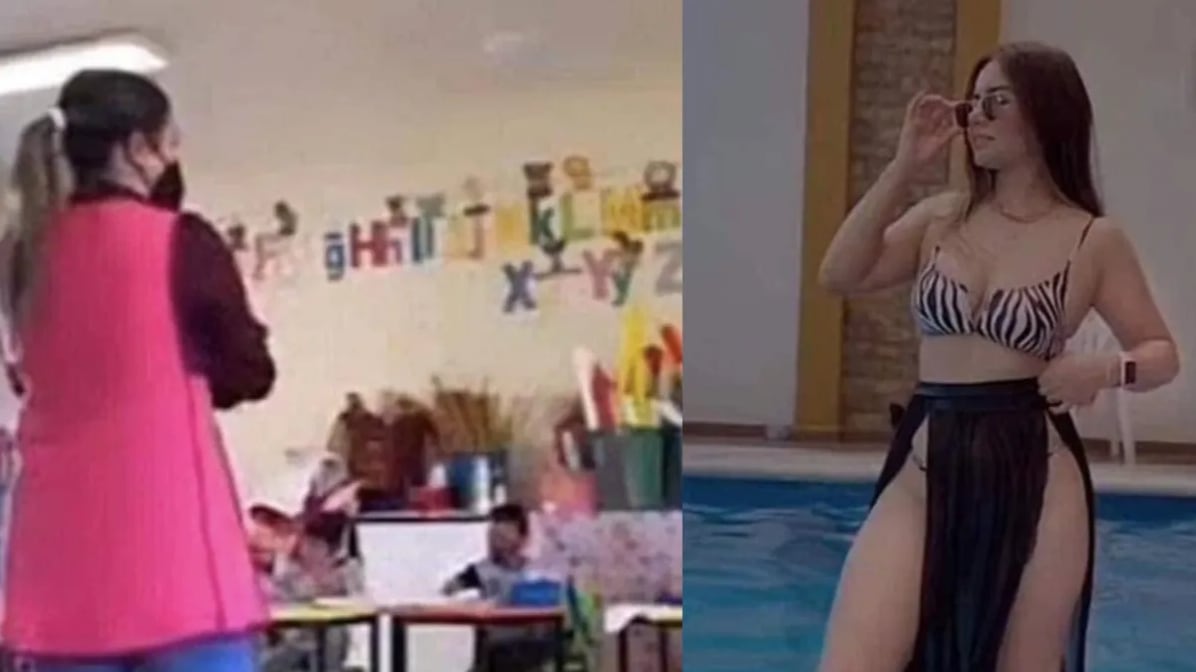 Maestra de kinder es acusada por mamás por enseñar mucho en redes sociales.