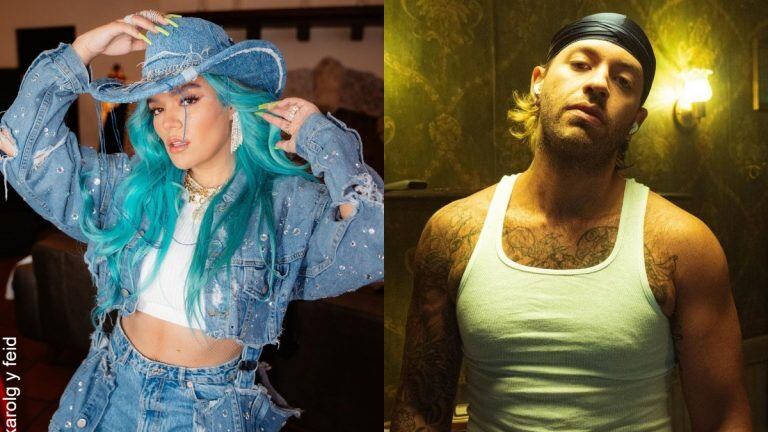 Karol G y Feid estuvieron en los Billboard. / Foto: Instagram