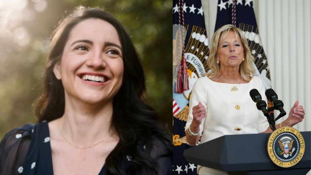 Vanessa Valdivia, experta en comunicación política, trabaja con la Primera Dama, Jill Biden.