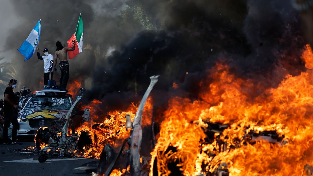 Protestas California