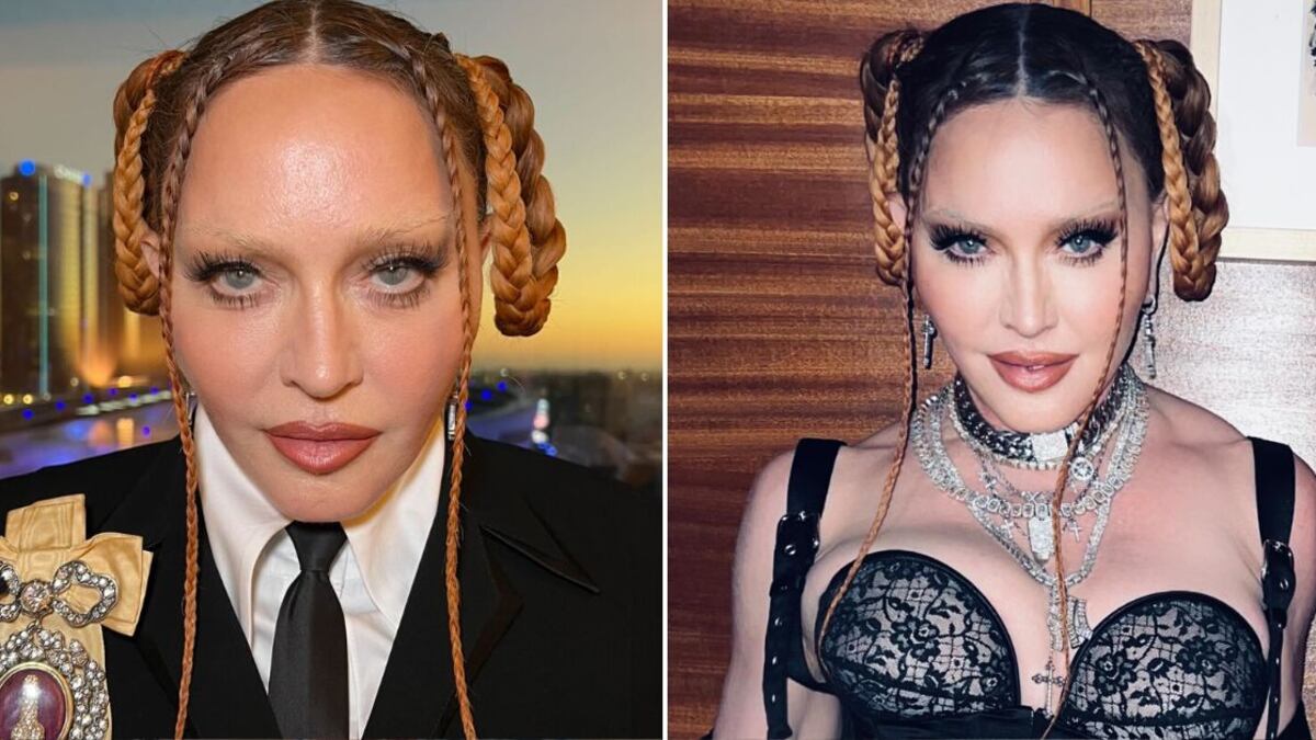 La nueva imagen de Madonna ha sido objeto de críticas y burlas