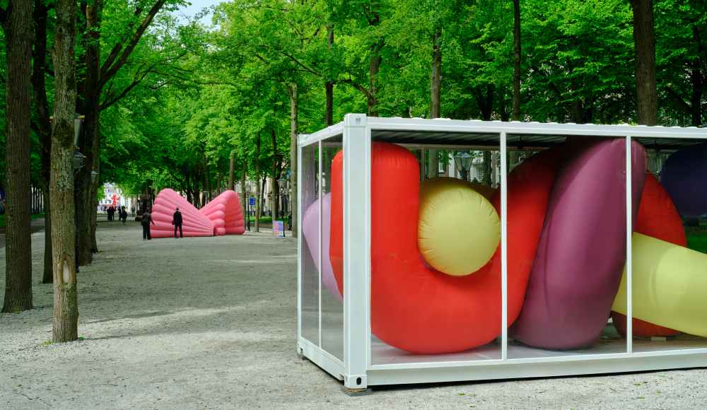 Las calles de La Haya, Países Bajos, se han convertido en una enorme galería al aire libre gracias a BlowUp Jubilee. Foto: The Hague Museum Quarter.