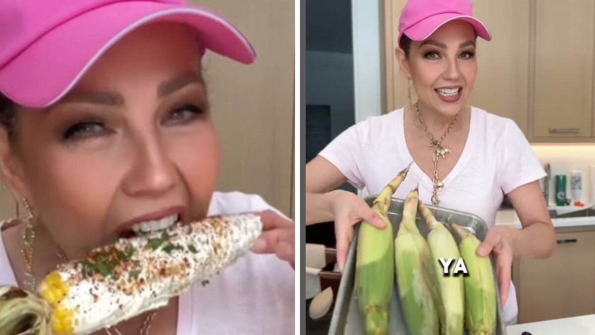 Thalía recibió diversos comentarios por sus elotes.