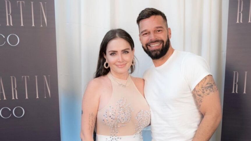 Celia Lora y Ricky Martin tienen una gran relación.