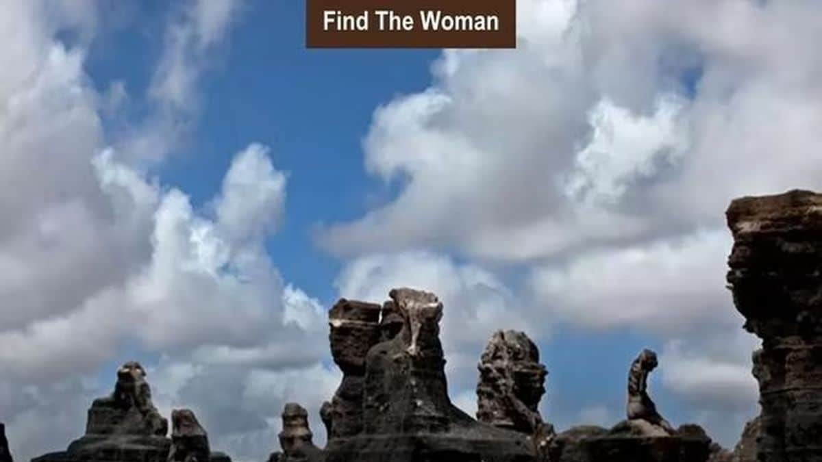 Encuentra la mujer oculta.