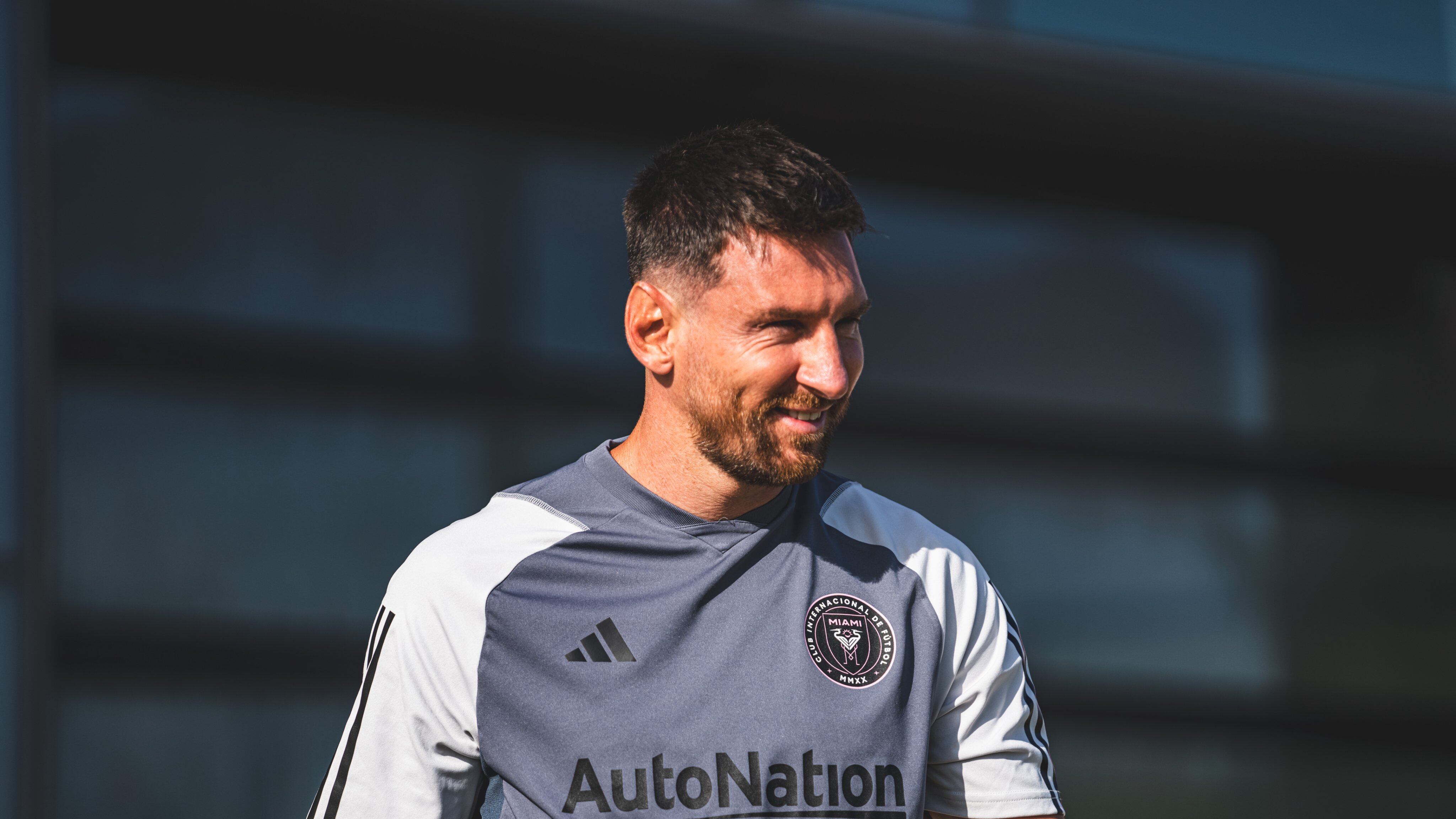 Lionel Messi se prepara para debutar con el Inter Miami.