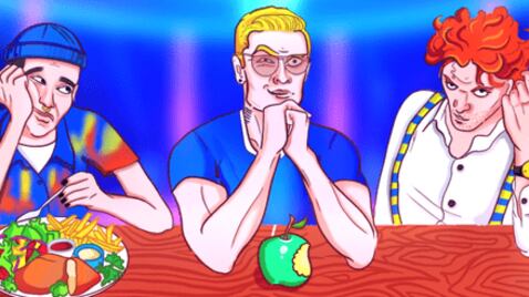 ¿Cuál de estos tres personajes es un fantasma?