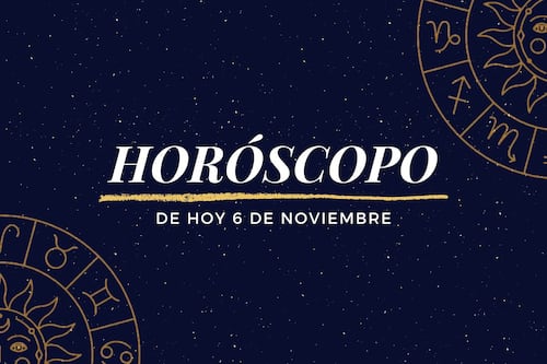 Horóscopo de hoy para la expansión económica y el éxito este jueves 6 de noviembre