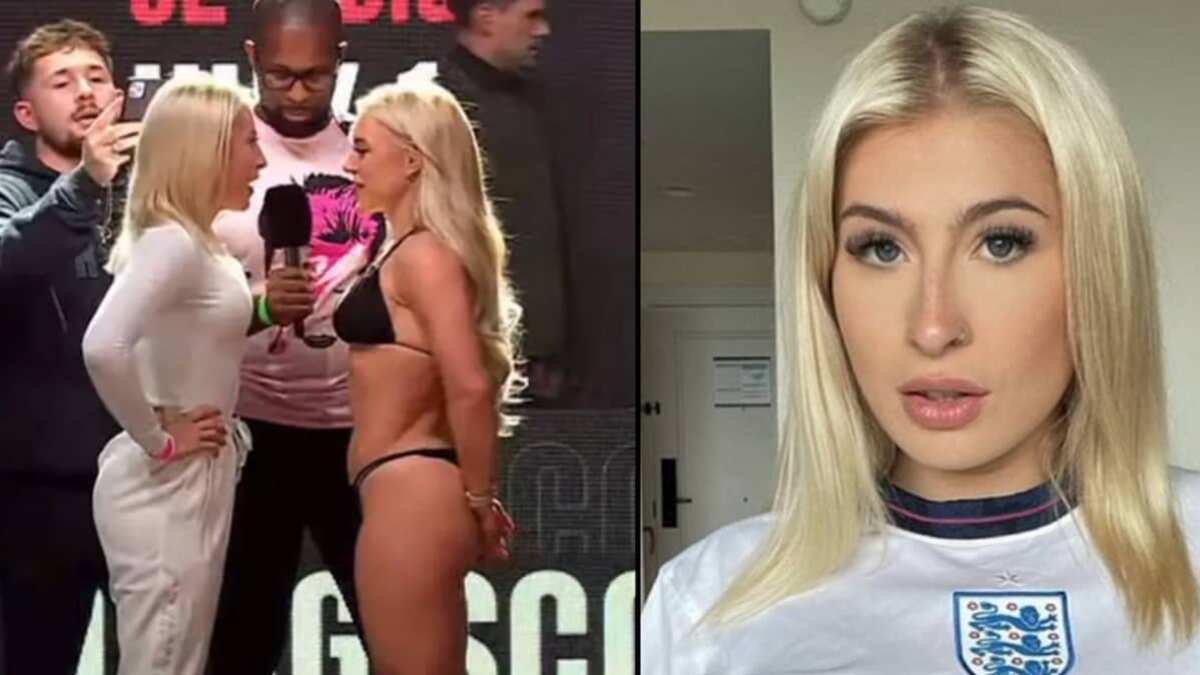 Astrid Wett, la modelo de OnlyFans que ganó su pelea de box.