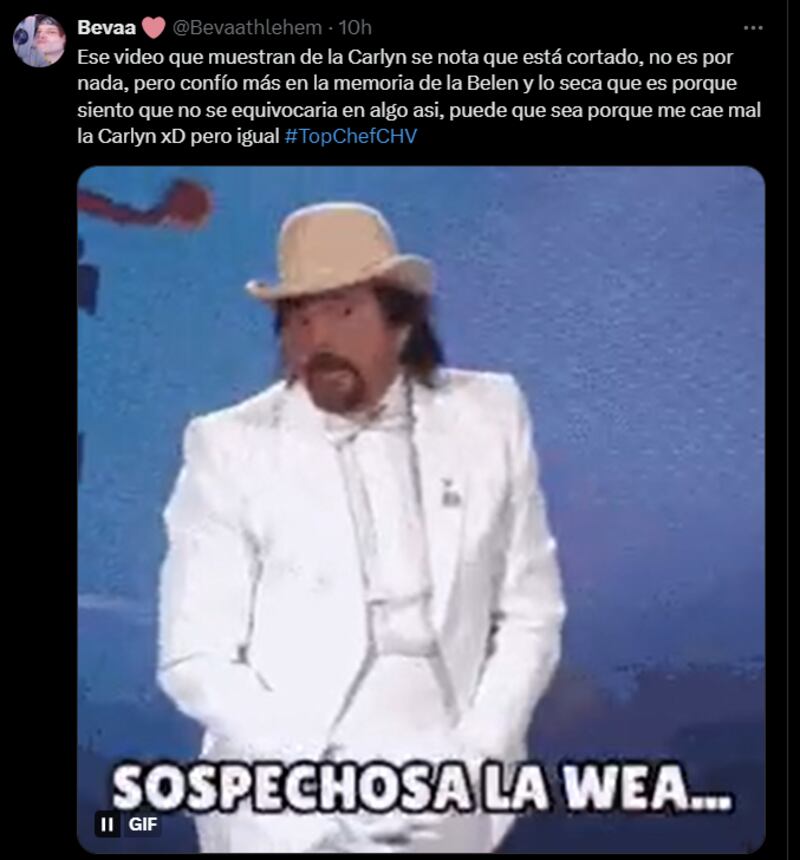 Reacciones capítulo de "Top Chef"