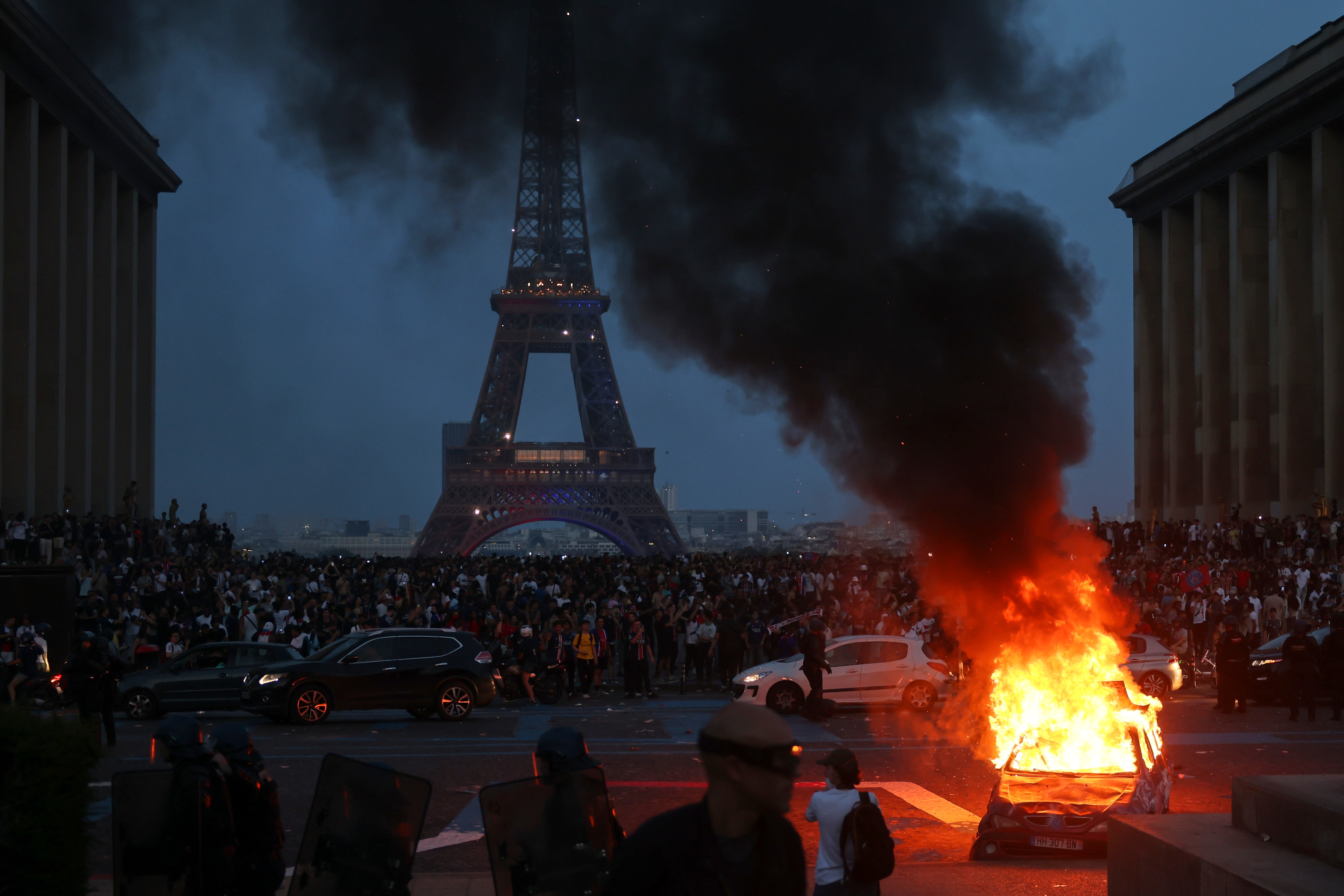 Disturbios Paris Champions League