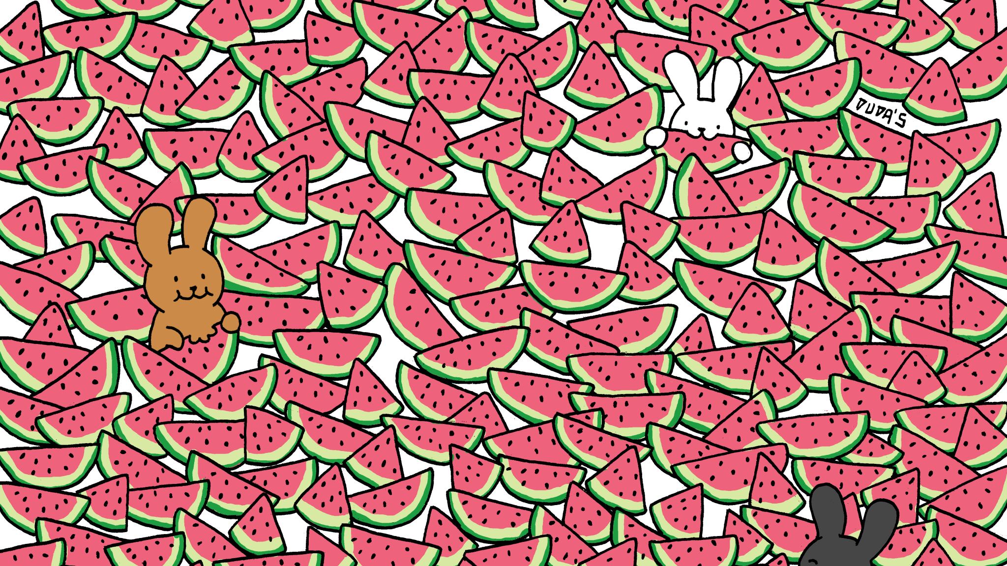 Encuentra las sandias sin semilla.