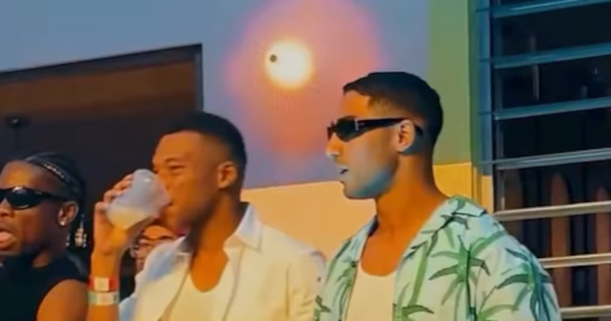 Kylian Mbappé dances and sings to the rhythm of Bad Bunny in Puerto Rico