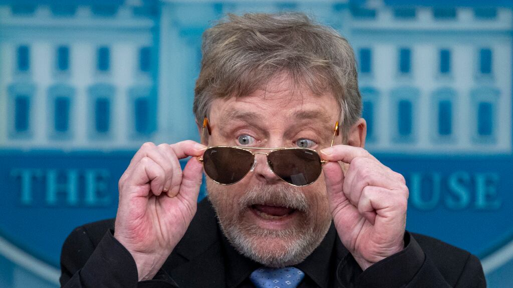 Mark Hamill en la Casa Blanca