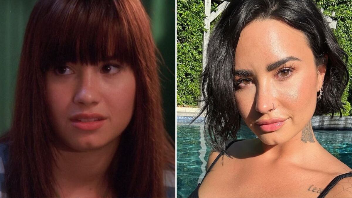 Demi Lovato en 'Camp Rock' y en la vida real