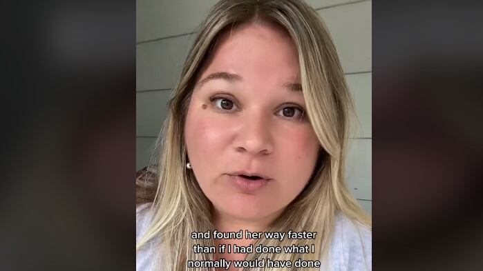 Krista encontró a su hija en cuestión de minutos gracias a un método que aprendió en TikTok