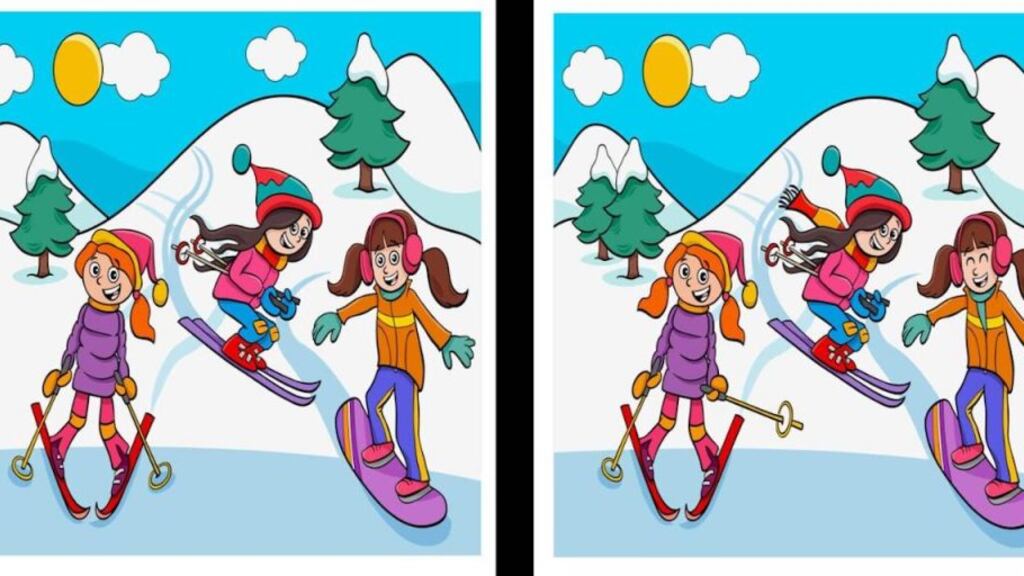 Encuentra las 7 diferencias.