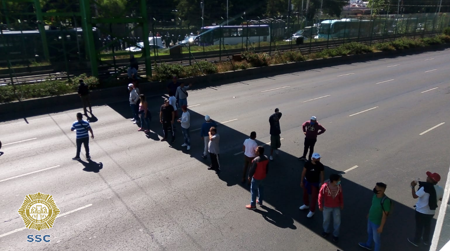 Un caos se vivió en la CDMX por el paro de transporte