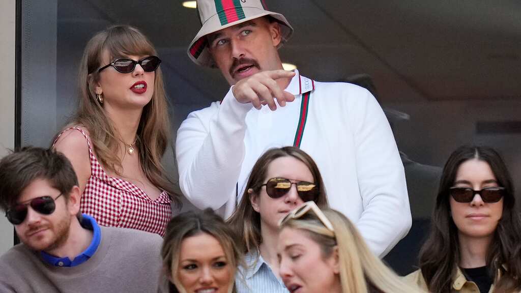 Taylor Swift y Travis Kelce en el US Open