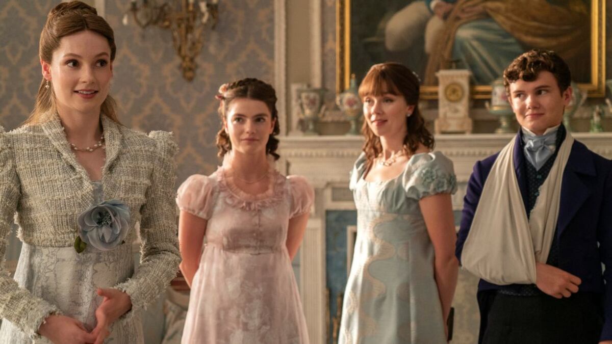 Escena de la tercera temporada de 'Bridgerton'