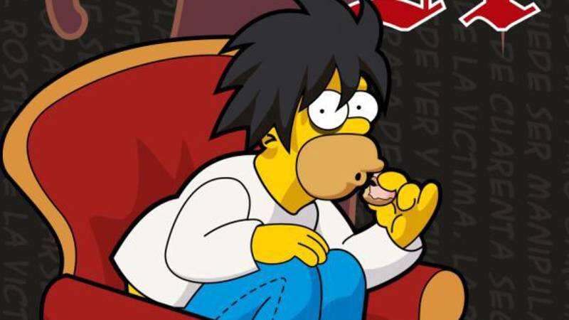 Los Simpson parodia a Death Note en episodio de Hallowen.